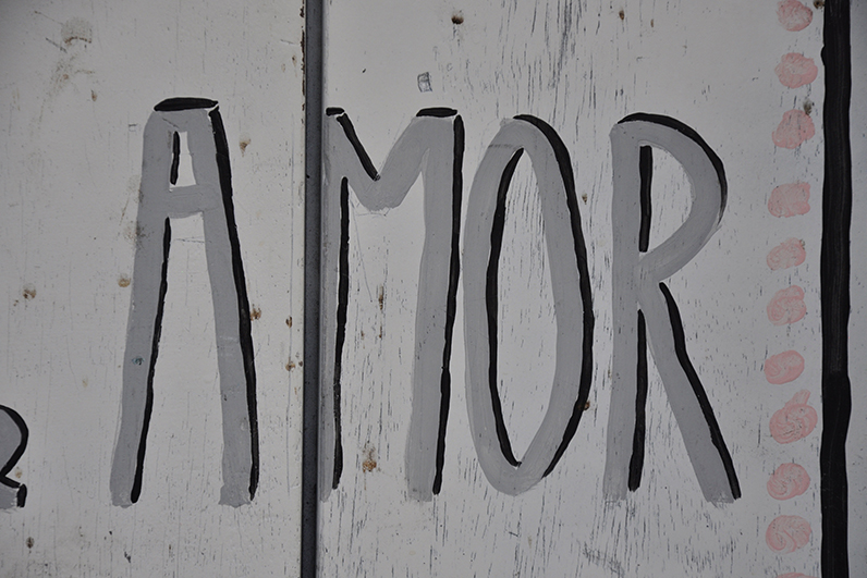 Sign That Says Amor Love in Spanish