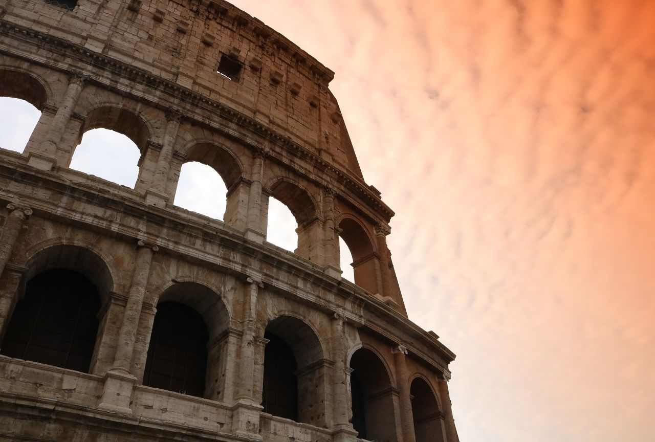 The Colosseum in the Evening