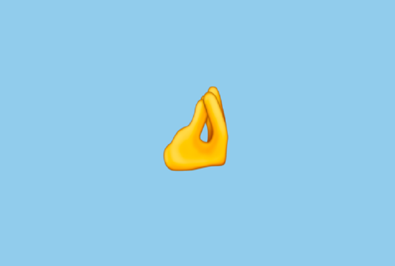 Pinched Fingers Emoji