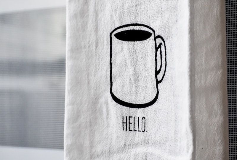 Hello coffee mug