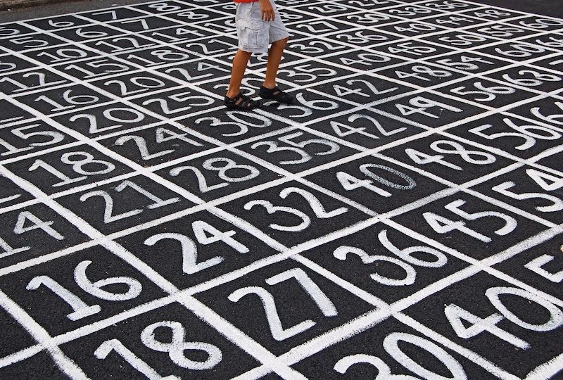 Numbers on the ground