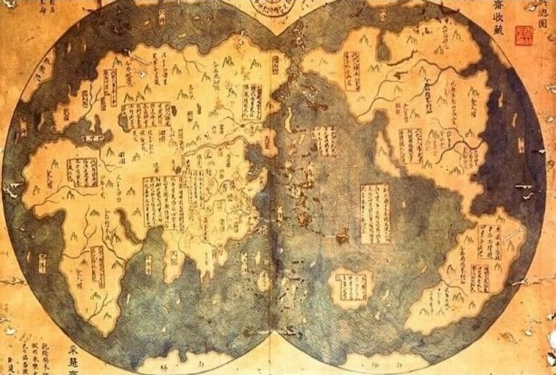 Qing Dynasty Map of China