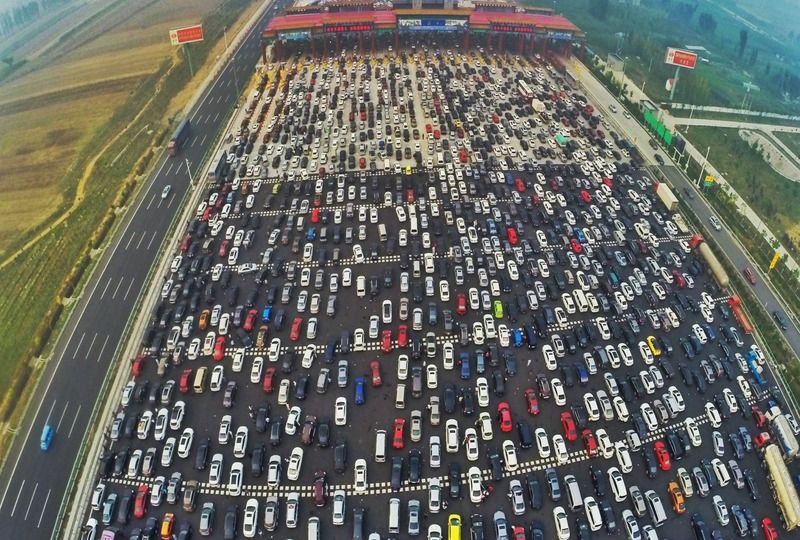 Beijing traffic jam