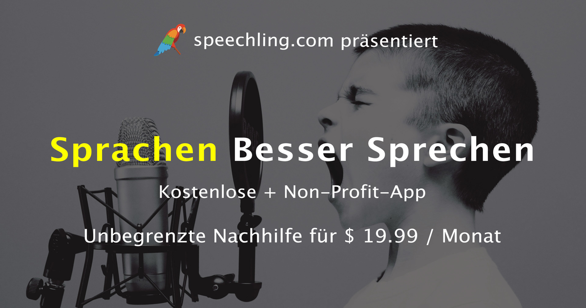 Speechling Sprachen Besser Sprechen